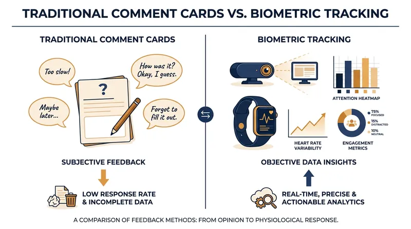 Biometric tracking aims to solve the inherent flaws of self-reported audience feedback.