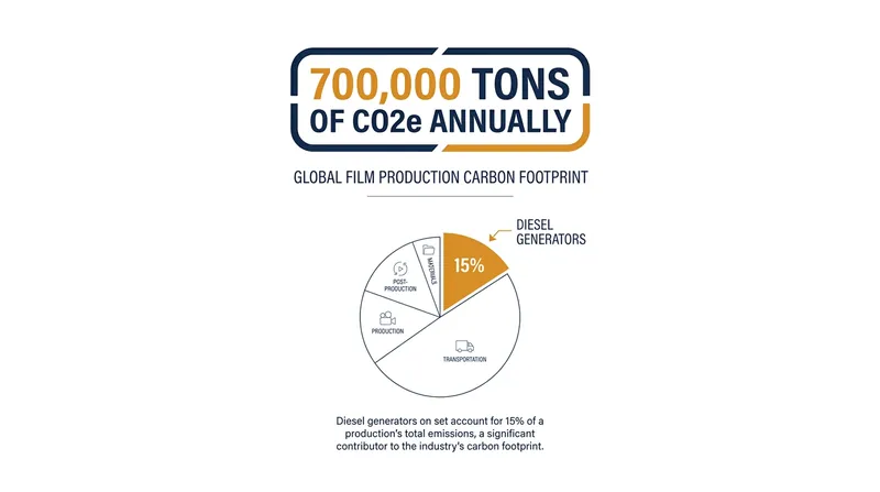 Diesel generators have historically accounted for a massive share of the entertainment industry's carbon footprint.
