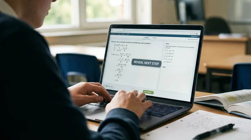 Specialized Educational Intelligence (SEI) systems force students into a 'productive struggle' by revealing only one step at a time.