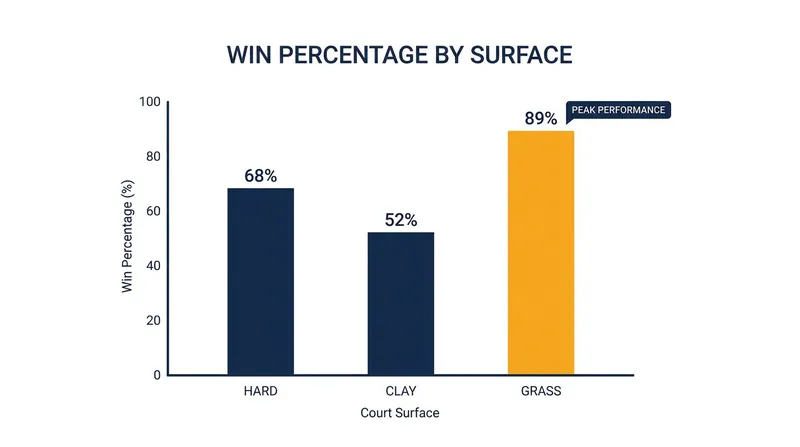 Sinner's strategic focus on grass-court preparation aims to maximize his performance on the sport's fastest surface.