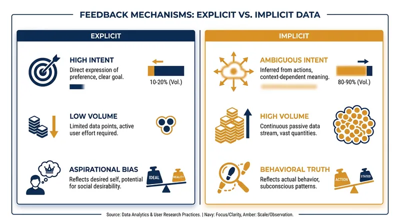 The algorithmic trade-off: precision versus scale.