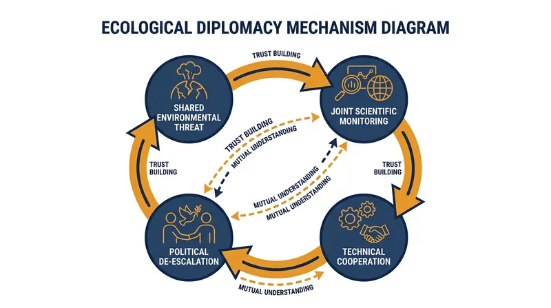 How environmental cooperation translates into geopolitical de-escalation.