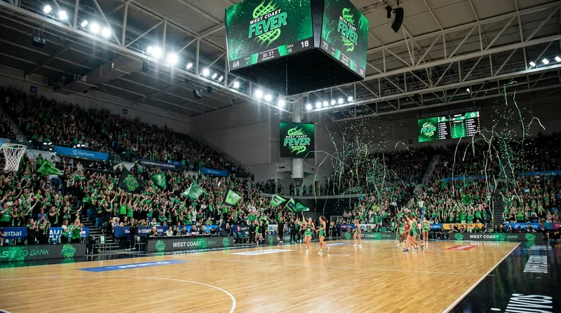 Over 12,000 fans packed RAC Arena to watch the West Coast Fever keep their championship hopes alive.