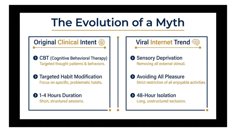 How a targeted cognitive behavioral therapy technique morphed into a biological bio-hack.