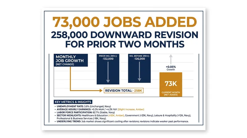 The latest BLS report showed significantly weaker job growth than initially estimated.