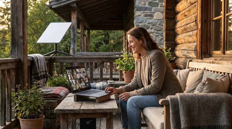 For remote workers relying on daily video calls, the low latency of LEO satellite internet has made rural living viable.