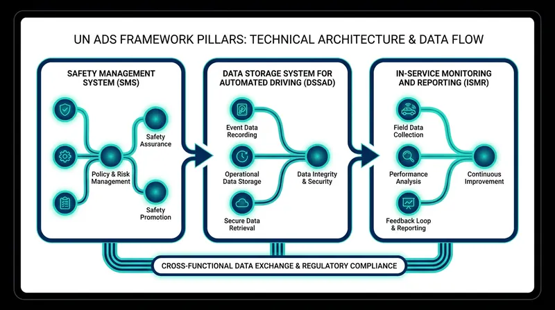 The multi-pillar validation methodology requires continuous lifecycle auditing, not just physical crash tests.