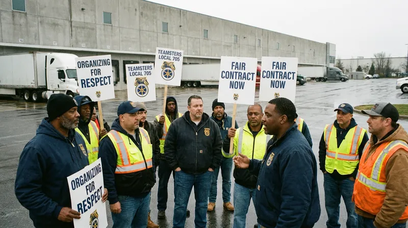 The Teamsters union has aggressively targeted Amazon's logistics network in recent years.