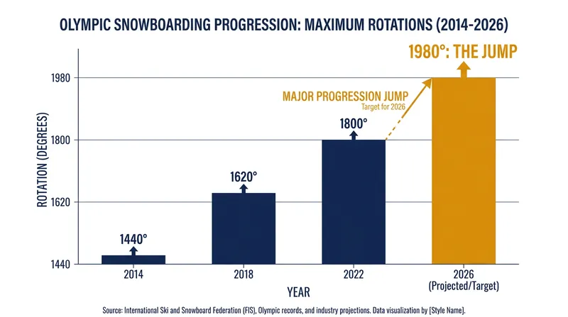 The rapid escalation of maximum rotations landed in Olympic competition.