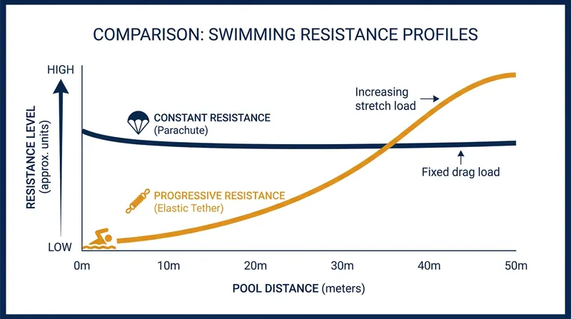 Different tools provide different resistance profiles, allowing coaches to target specific phases of the stroke.