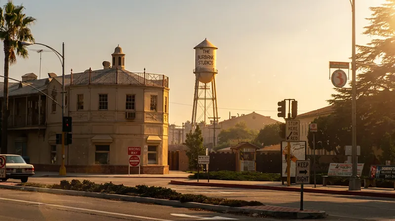 The historic Warner Bros. studio lot in Burbank, California, which will now operate under the Paramount Skydance umbrella.