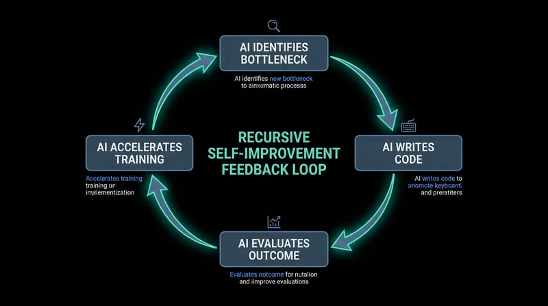 The recursive self-improvement loop allows an AI system to continuously upgrade its own architecture without human intervention.
