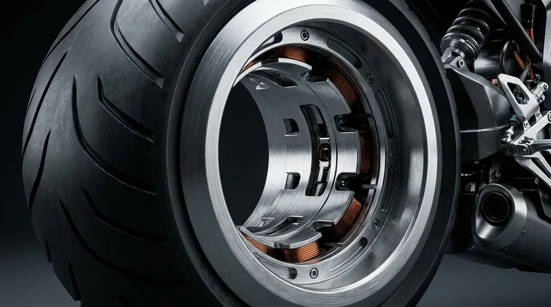 The patented Donut 2.0 hubless motor delivers 737 lb-ft of torque directly to the rear wheel.