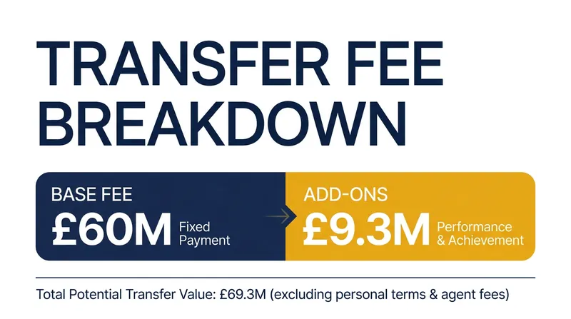 Breakdown of the £69.3 million transfer package agreed between Barcelona and Newcastle United.
