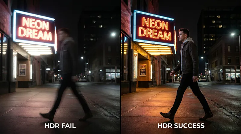Single-exposure HDR eliminates the motion blur and ghosting caused by traditional multi-frame stitching.