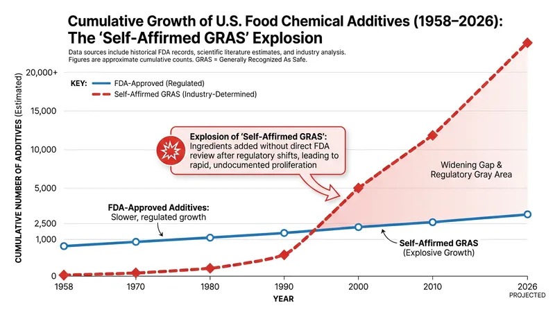 The use of self-affirmed GRAS ingredients has skyrocketed over the past several decades, prompting the FDA's new mandatory notification rule.