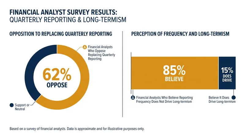 A June 2026 CFA Institute survey revealed strong institutional resistance to the SEC's semiannual reporting proposal.