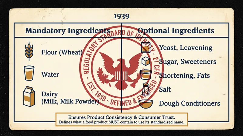 Standards of Identity act as legally binding recipes that dictate exactly what a food must contain to bear a specific name.