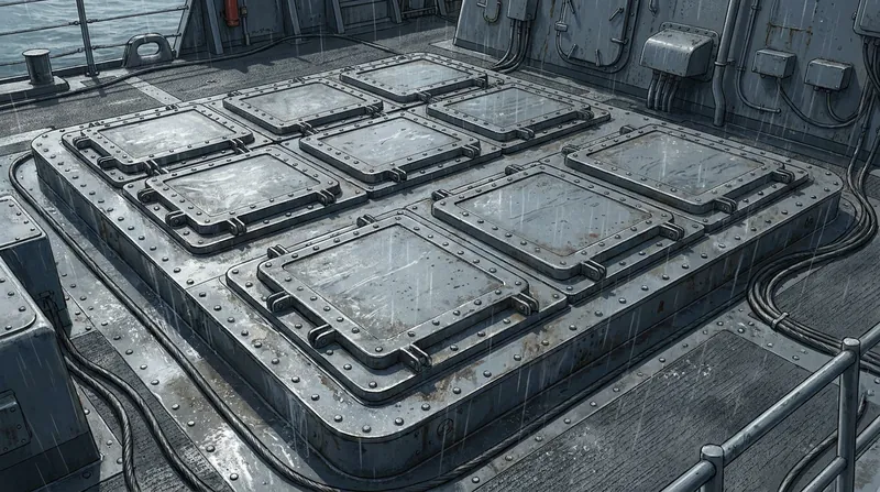 Vertical launch cells allow modern destroyers to carry and fire a high volume of precision missiles.
