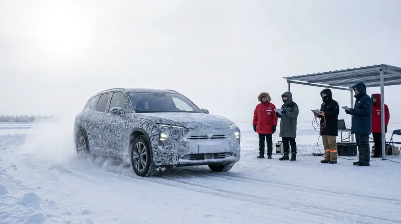 During winter testing in Mohe, China, the battery retained 74% of its charge at -30°C (-22°F).