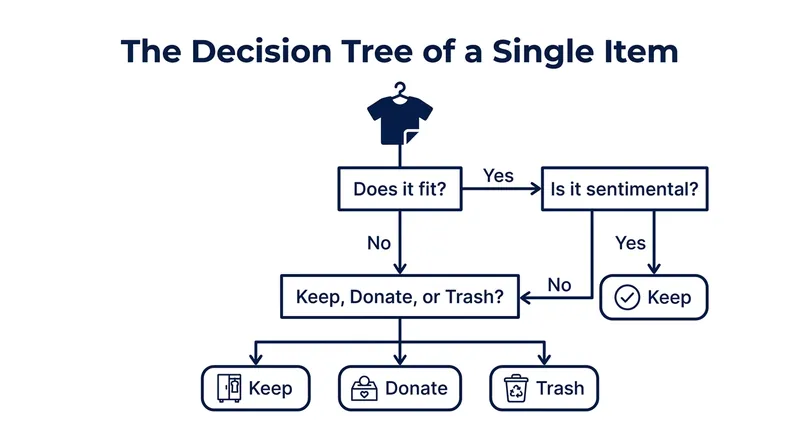 Sorting a single object requires a complex, multi-step evaluation in the prefrontal cortex.