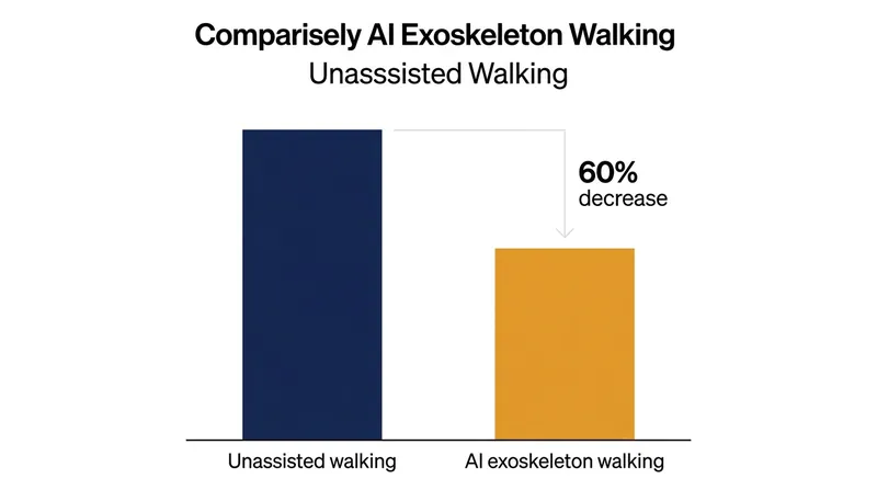 Clinical testing demonstrates that active exoskeletons can reduce the metabolic cost of walking and climbing by nearly 40 percent.