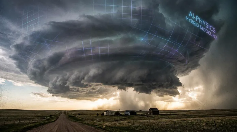 Hybrid models are bridging the gap between data-driven AI and traditional atmospheric physics.