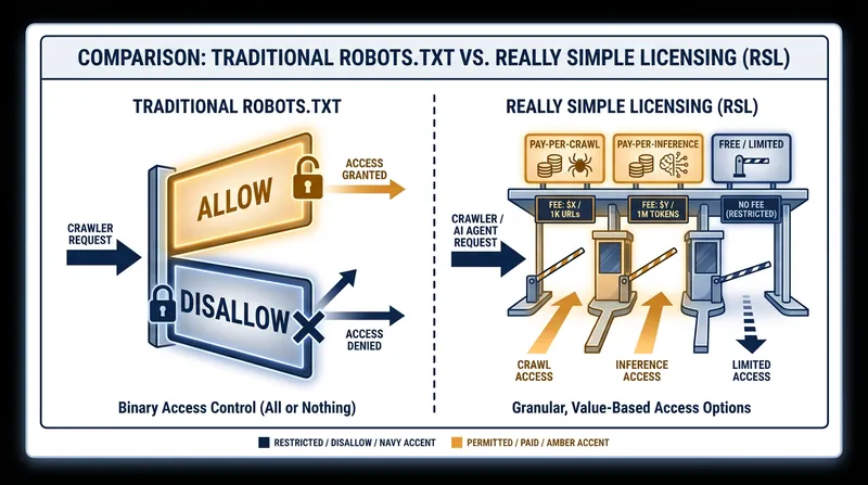 Unlike the binary blocks of the past, RSL allows publishers to set granular pricing for different types of AI access.
