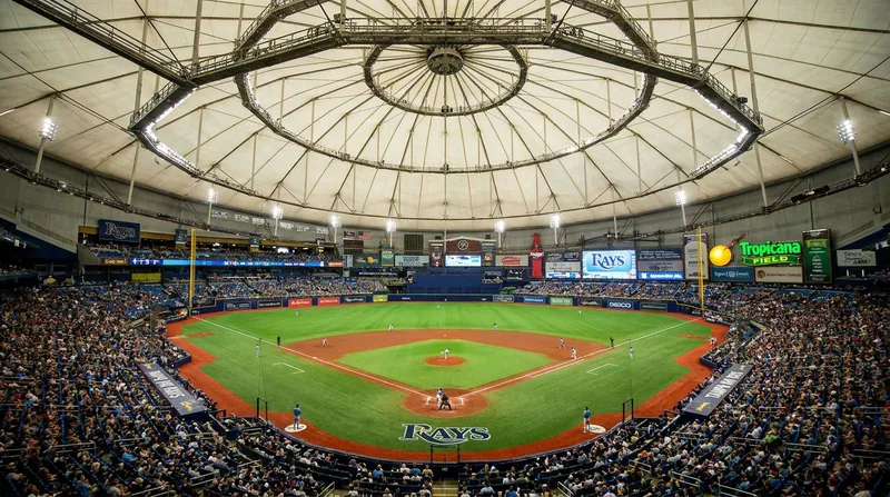 Tropicana Field has provided a significant home-field advantage for the Rays this season.