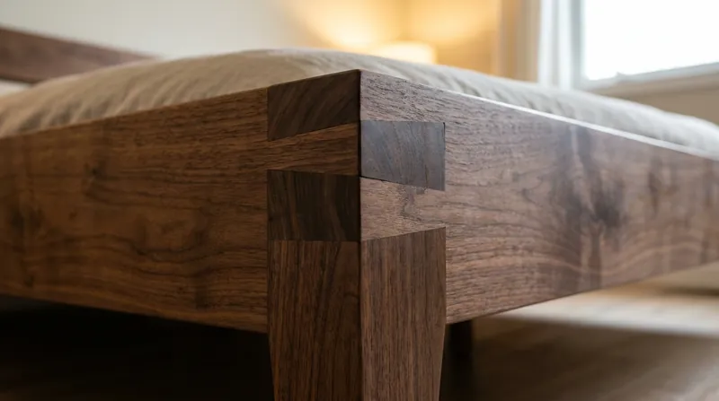 Premium brands are reviving traditional Kumiki joinery, which uses gravity and tension to lock bed frames together.