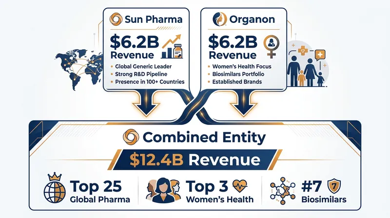 The merger effectively doubles Sun Pharma's revenue and significantly expands its global footprint.