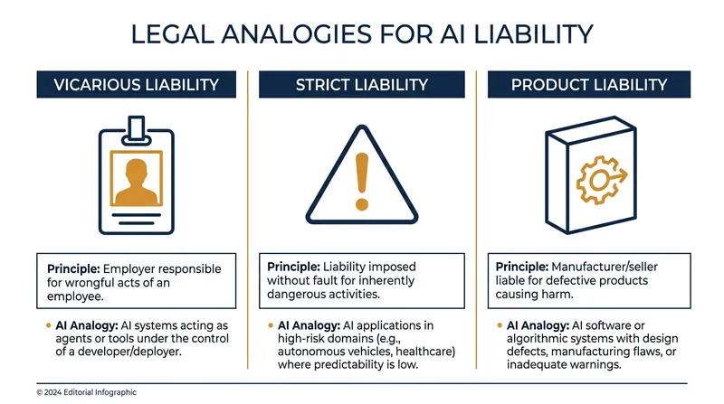 Courts and scholars are attempting to map autonomous AI onto existing legal frameworks.