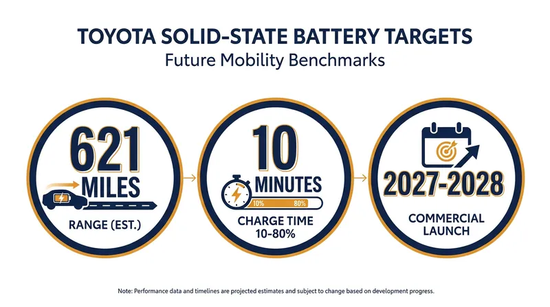 Toyota's first-generation solid-state cells are engineered to eliminate the two biggest hurdles to EV adoption.