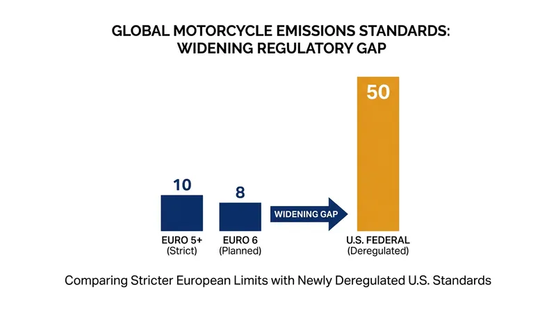 Despite the U.S. rollback, global manufacturers must still engineer their flagship models to meet increasingly strict European emissions targets.