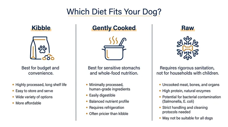 Choosing the right diet requires balancing nutritional goals with household safety and budget constraints.