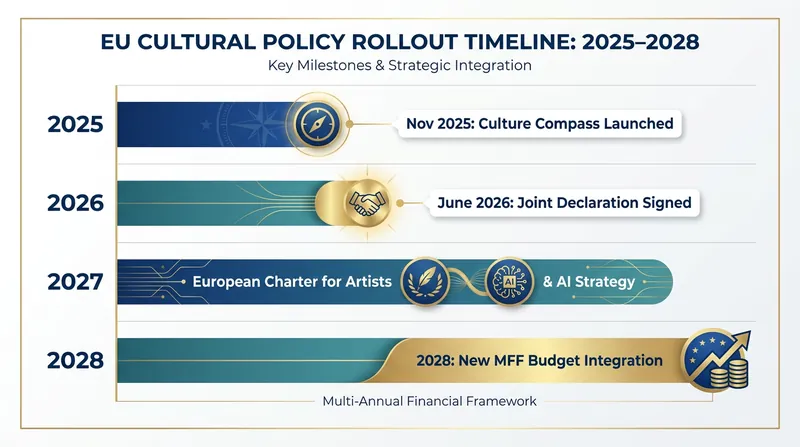 The joint declaration is part of a multi-year strategic framework aimed at overhauling the EU's cultural infrastructure.