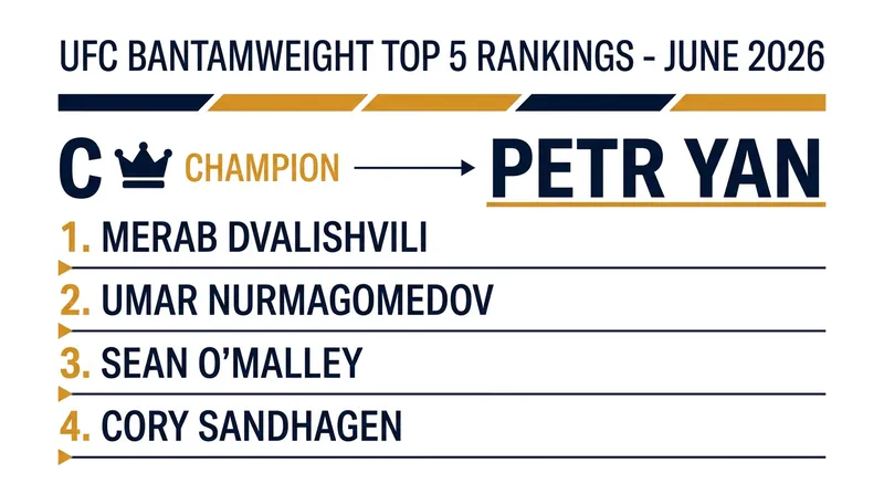 The UFC bantamweight division remains the most talent-rich weight class in the sport.