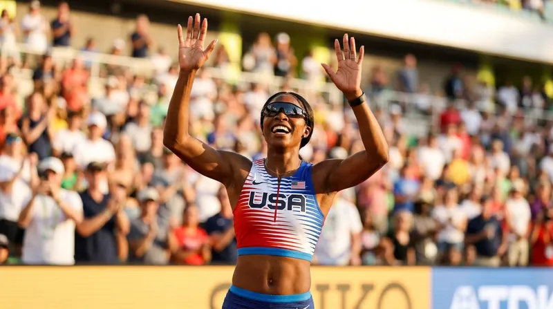 Top American sprinters are poised to shake up the Diamond League standings when they enter the circuit in Eugene.