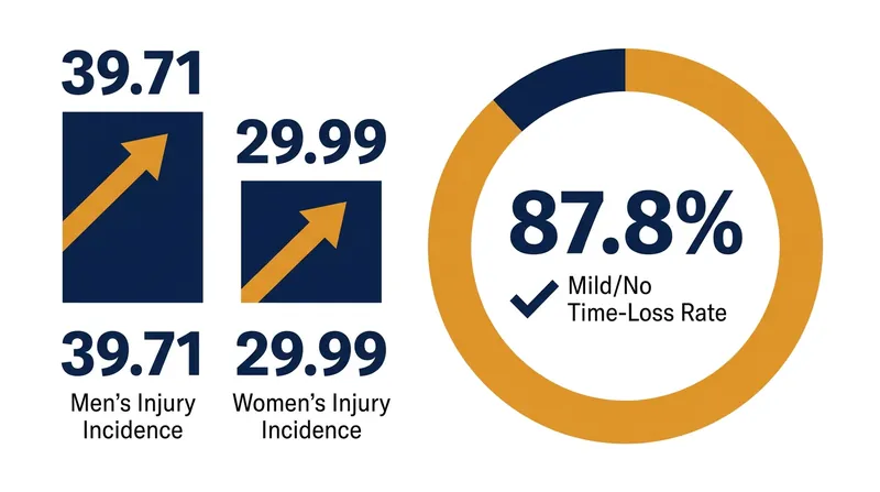 Recent FIH data highlights the frequency and severity of injuries in elite field hockey.