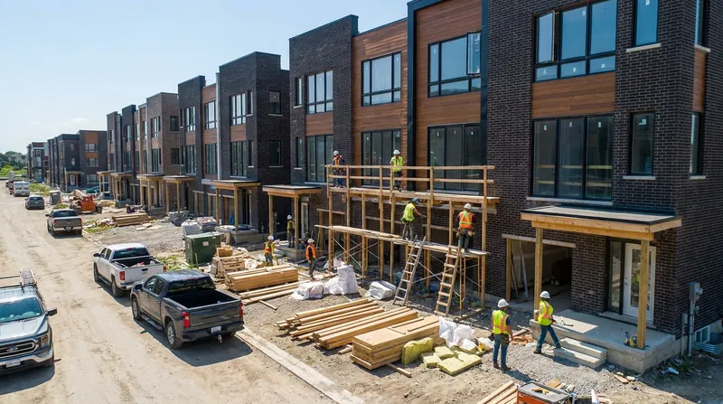 Builders are increasingly turning to attached townhomes to deliver inventory under the $300,000 mark.