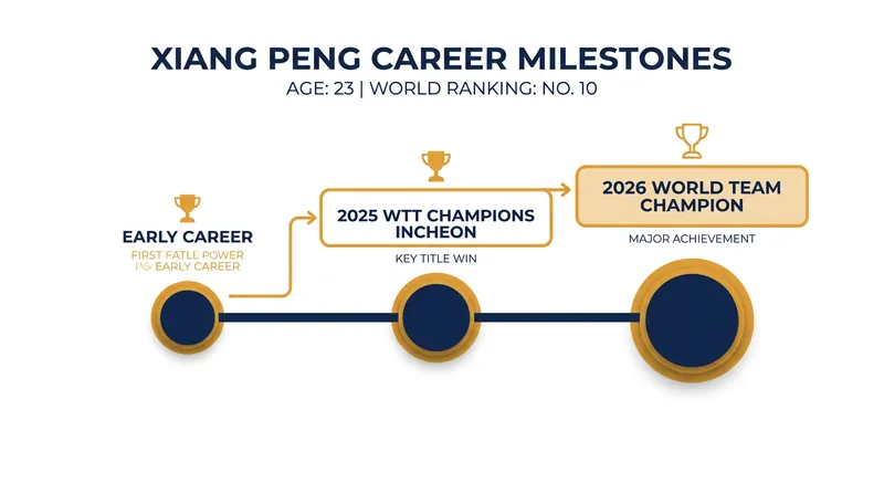 Xiang Peng's rapid ascent to the top 10 has positioned him as a cornerstone of China's next generation.