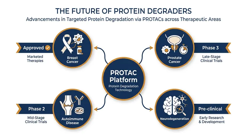With the mechanism now validated by the FDA, researchers are applying PROTACs to a wide range of 'undruggable' diseases.