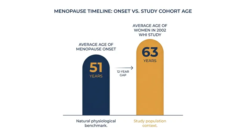 The original 2002 warnings were based on a study cohort that was, on average, more than a decade past the onset of menopause.