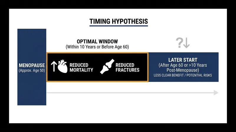 Modern clinical evidence shows that initiating hormone therapy within the 'optimal window' provides significant protective health benefits.