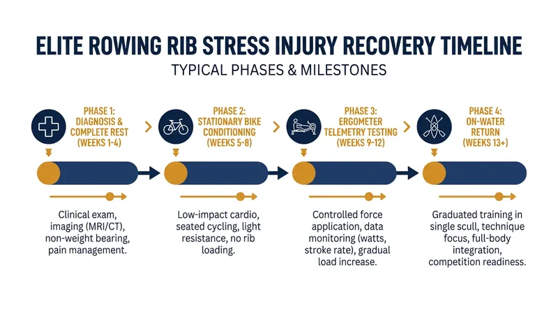 Data-driven load management is crucial for safely returning rowers to the water after a rib fracture.