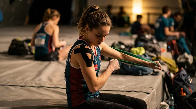 For athletes managing chronic joint issues, pre-climb rehabilitation and stabilization are just as important as time on the wall.