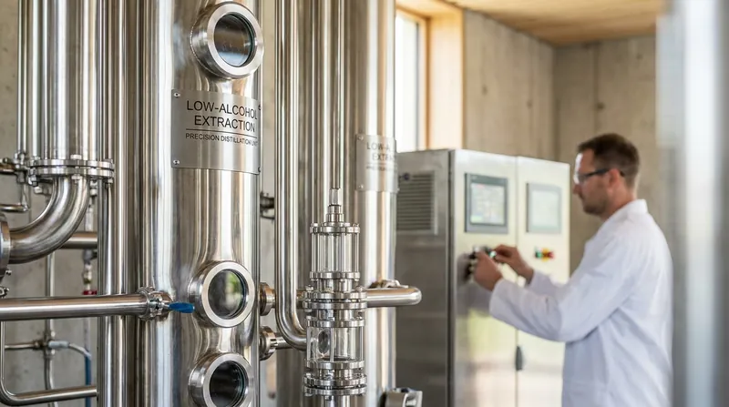 Vacuum evaporation allows winemakers to boil off ethanol at low temperatures, preserving delicate aromas.