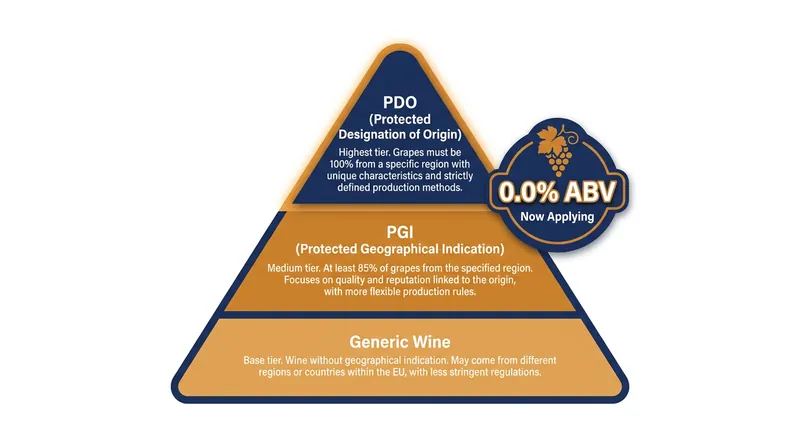 How the 2026 regulation integrates dealcoholized wines into the EU's strict quality pyramid.