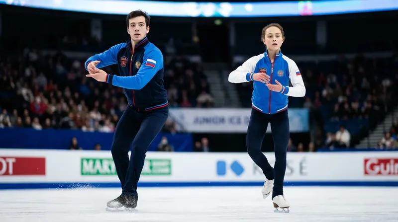 Hana Maria Aboian and Daniil Veselukhin capped an undefeated season to take the number one spot in the junior ice dance rankings.