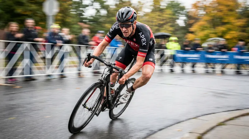 Reese Vannerson made a stunning return to elite racing just six weeks after a severe bike crash.